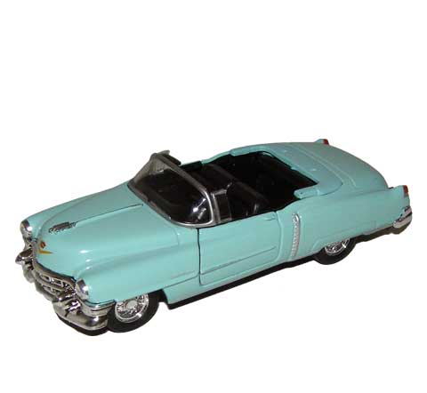 Auto 1:34 Welly Cadillac 53 Eldorado modrý Auto 1:34 Welly Cadillac 53 Eldorado modrý