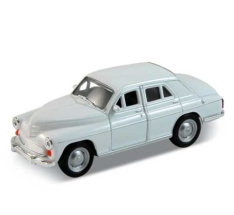 Auto 1:34 Welly Warszawa 224 šedá Auto 1:34 Welly Warszawa 224 šedá