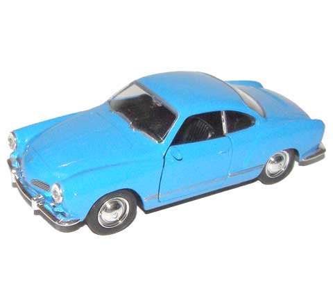 Auto 1:34 Welly VW Karmann Ghia modrý Auto 1:34 Welly VW Karmann Ghia modrý