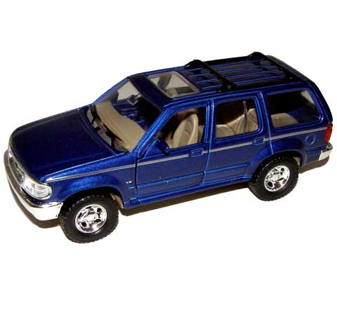 Auto 1:34 Welly Ford Explorer modrý Auto 1:34 Welly Ford Explorer modrý