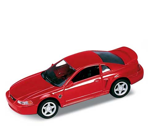 Auto 1:34 Welly Ford 99 Mustang GT červený Auto 1:34 Welly Ford 99 Mustang GT červený