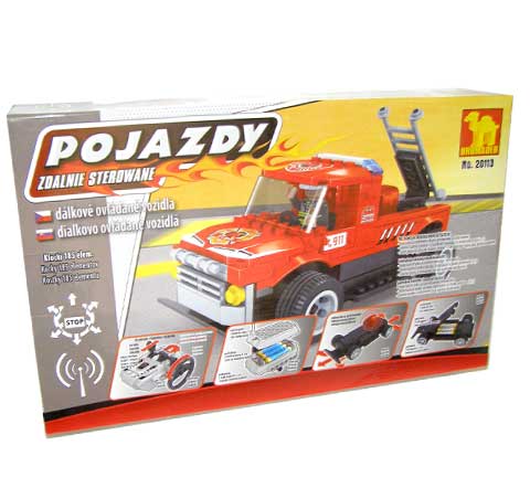 Auto RC Požiarne Stavebnica 185 dielov Auto RC Požiarne Stavebnica 185 dielov