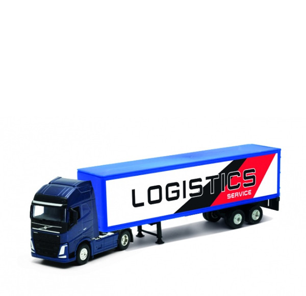 Welly VOLVO FH Logistics service modrý