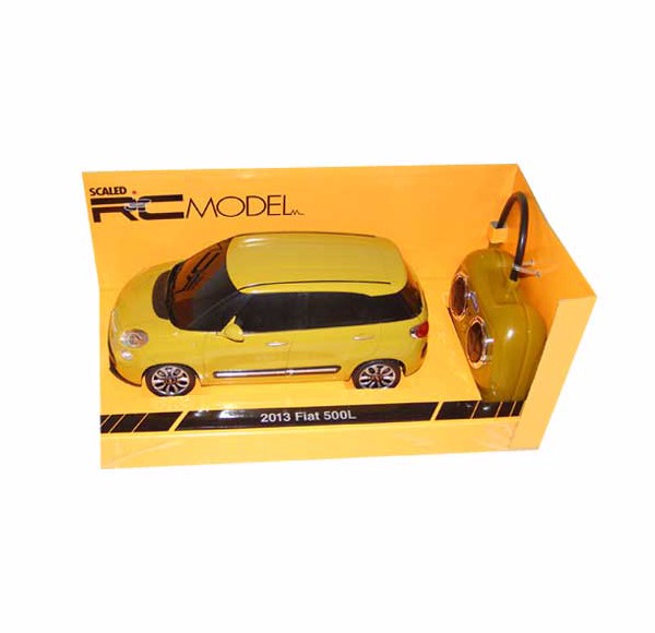 Auto RC 1:24 Welly 2013 FIAT 500L žltý Auto RC 1:24 Welly 2013 FIAT 500L žltý