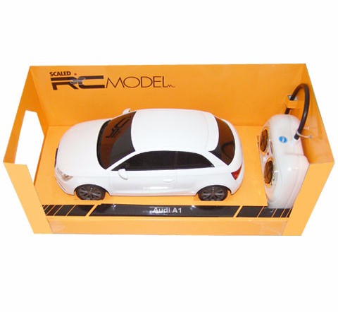 Auto RC 1:24 Welly Audi A1 biele Auto RC 1:24 Welly Audi A1 biele