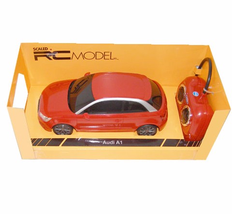Auto RC 1:24 Welly Audi A1červené Auto RC 1:24 Welly Audi A1červené