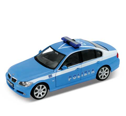 Auto 1:24 Welly BMW330i polizia