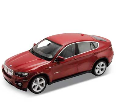 Auto 1:24 Welly BMW X6 bordová Auto 1:24 Welly BMW X6 bordová