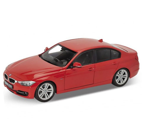 Auto 1:24 Welly BMW 335i červené Auto 1:24 Welly BMW 335i červené