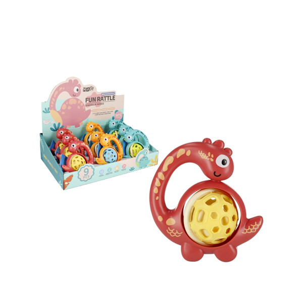 Hrkálka dino s guľôčkou Hrkálka dino s guľôčkou