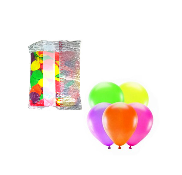 Balón neón mix 25cm /100ks/ Balón neón mix 25cm /100ks/