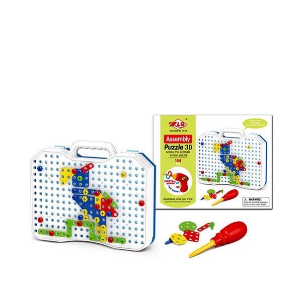 Puzzle 3D na skrutkovanie 144 ks Puzzle 3D na skrutkovanie 144 ks