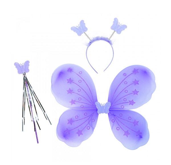 Krídla motýlie fialové a čelenka