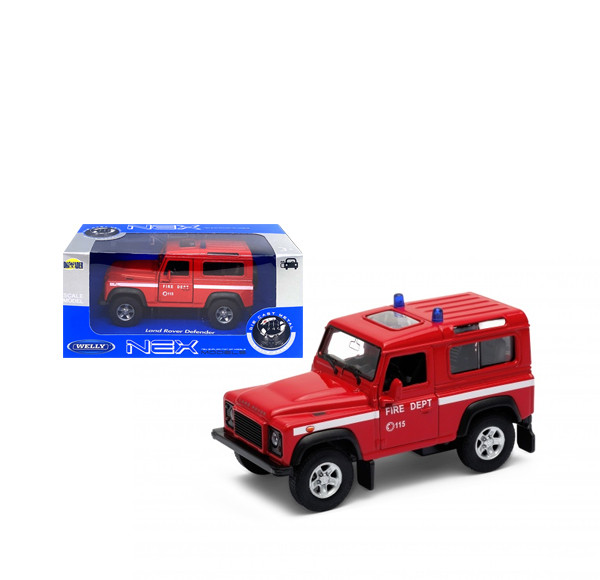 Welly L R Defender Fire Dept 1:34 Welly L R Defender Fire Dept 1:34