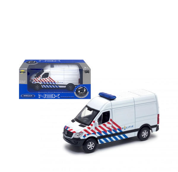 Welly MB Sprinter Panel Van Politie 1:34 Welly MB Sprinter Panel Van Politie 1:34