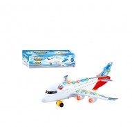 Dopravn lietadlo A380 so svetlami