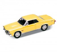 Auto 1:34 Welly Pontiac 65 GTO zlat