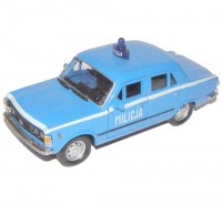 Welly FIAT 125P milicja 1:34