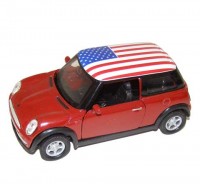 Welly Mini Cooper USA 1:34