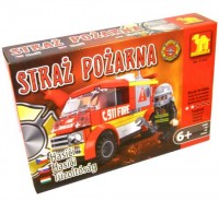 Stavebnica Auto poiarne 96 dielov