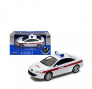 Auto 1:34 Welly Peugeot 407 Coupe NOTARZT