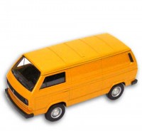 Auto 1:34 Welly VW T3 VAN oranžový