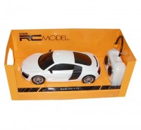 Auto RC 1:24 Welly Audi R8 V10 biele