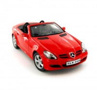 Auto 1:24 Welly Mercedes SLK 350 strieborn