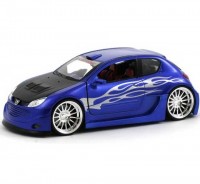 Auto 1:24 Welly PEUGEOT 206 TUNNING