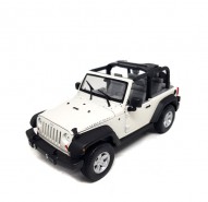 Auto 1:24 Welly 2007 JEEP WRANGLER biely