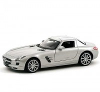 Auto 1:24 Welly Mercedes Benz SLS AMG ierny