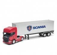 Welly Truck Scania V8 R730 Tractor Trailer