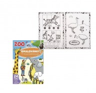 Vymaovanka A4 ZOO so samolepkami