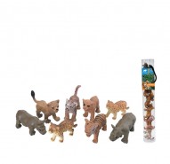 Zvieratká safari v tube 8ks 5-7cm