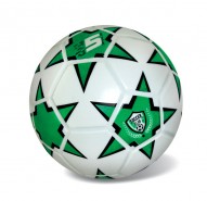 Lopta futbalová zelená hviezda gumená