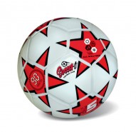 Lopta futbalová červená hviezda gumená