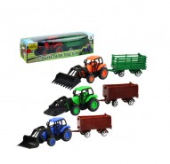 Traktor s nstrojom a prvesom