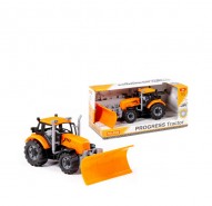 Traktor Progress s prednou radlicou oranov