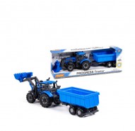 Traktor Progress s nvesom a radlicou modr