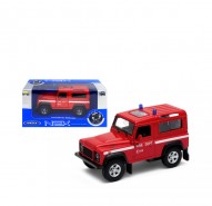 Welly L R Defender Fire Dept 1:34